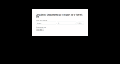 Desktop Screenshot of cirrussmokeshop.com